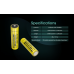 Bateria 18650 recarregável Nitecore com 3600 mAh